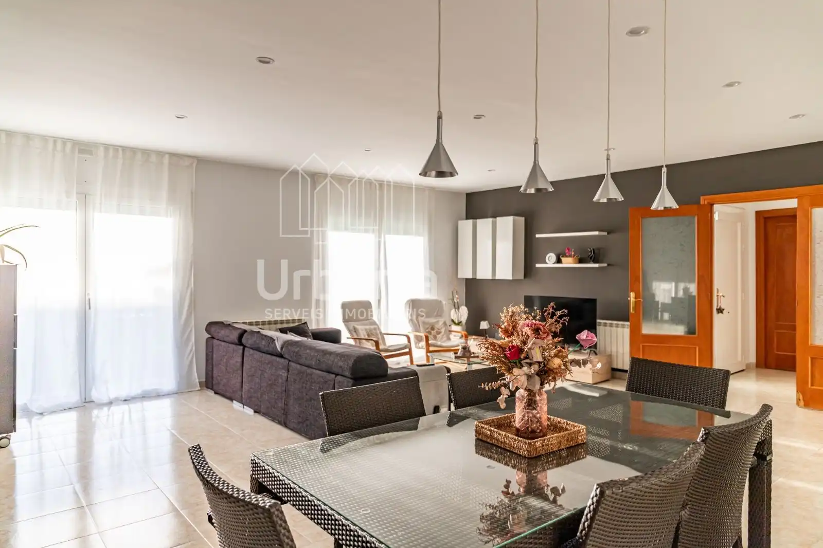 Wohnzimmer von Haus oder Chalet zum Verkauf in Argentona mit Privatgarten, Abstellraum und Schwimmbad