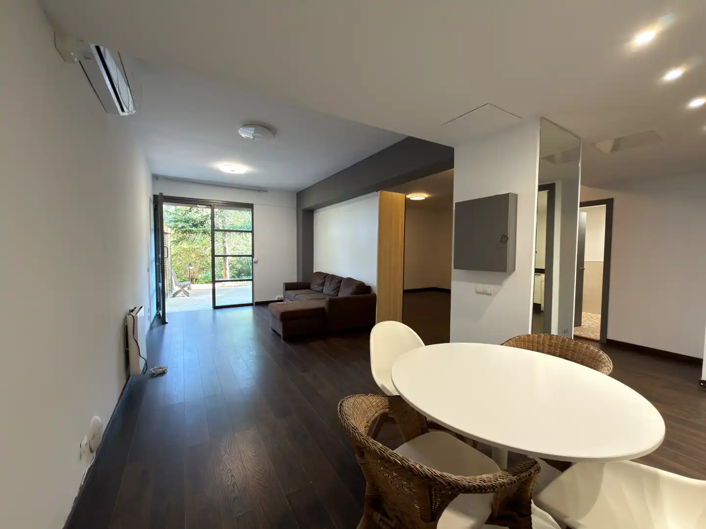 Sala de estar de Loft de alquiler en Barcelona con Aire acondicionado, Calefacción y Jardín privado