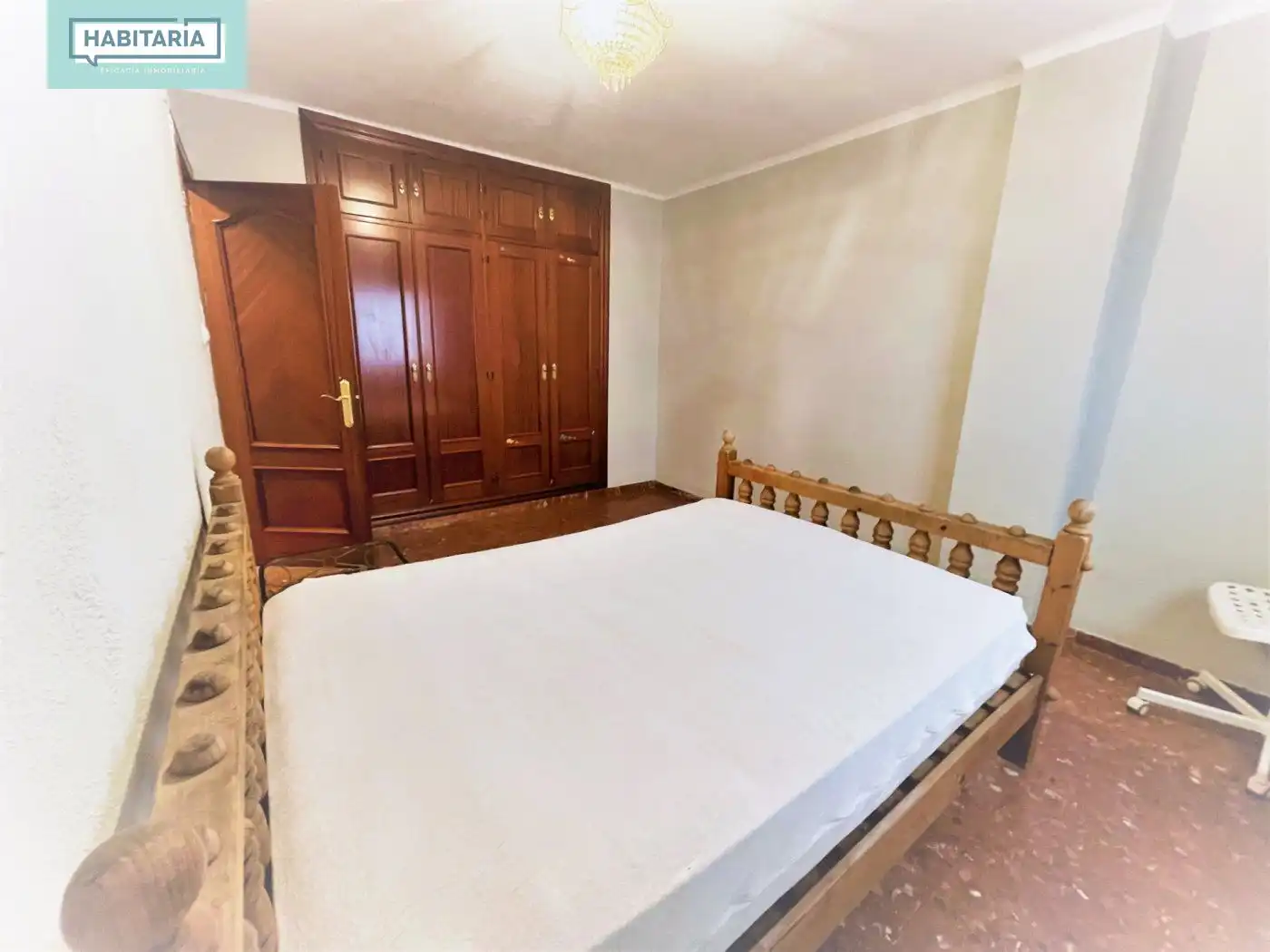 Schlafzimmer von Wohnung zur Miete in Málaga mit Klimaanlage, Terrasse und Möbliert