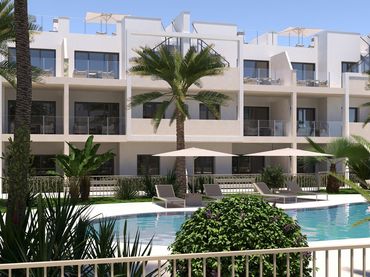 Bajo con piscina en venta en San Cayetano