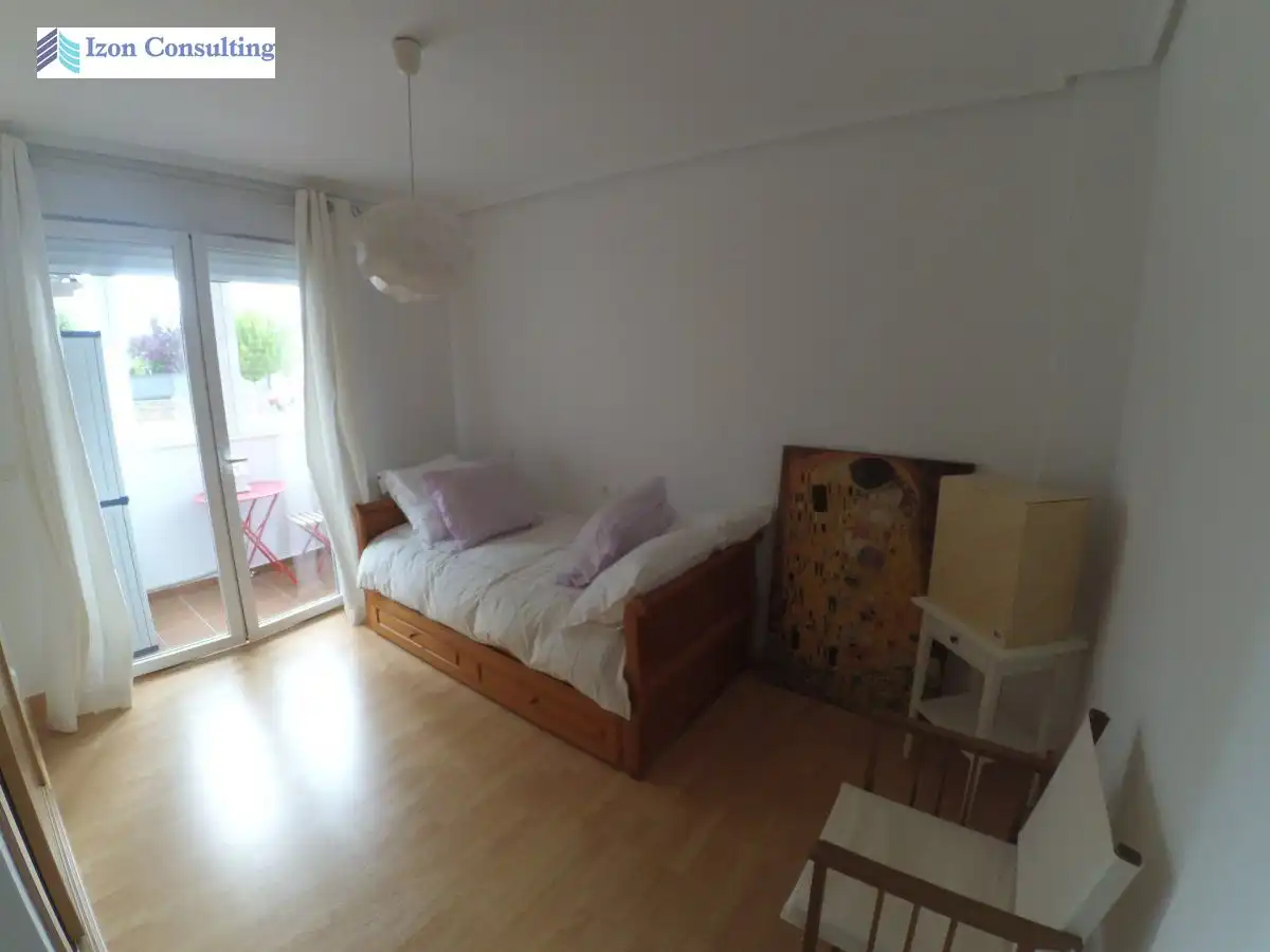 Bedroom of Apartments for rent in Albacete  with Air Conditioner, Heating and Furnished