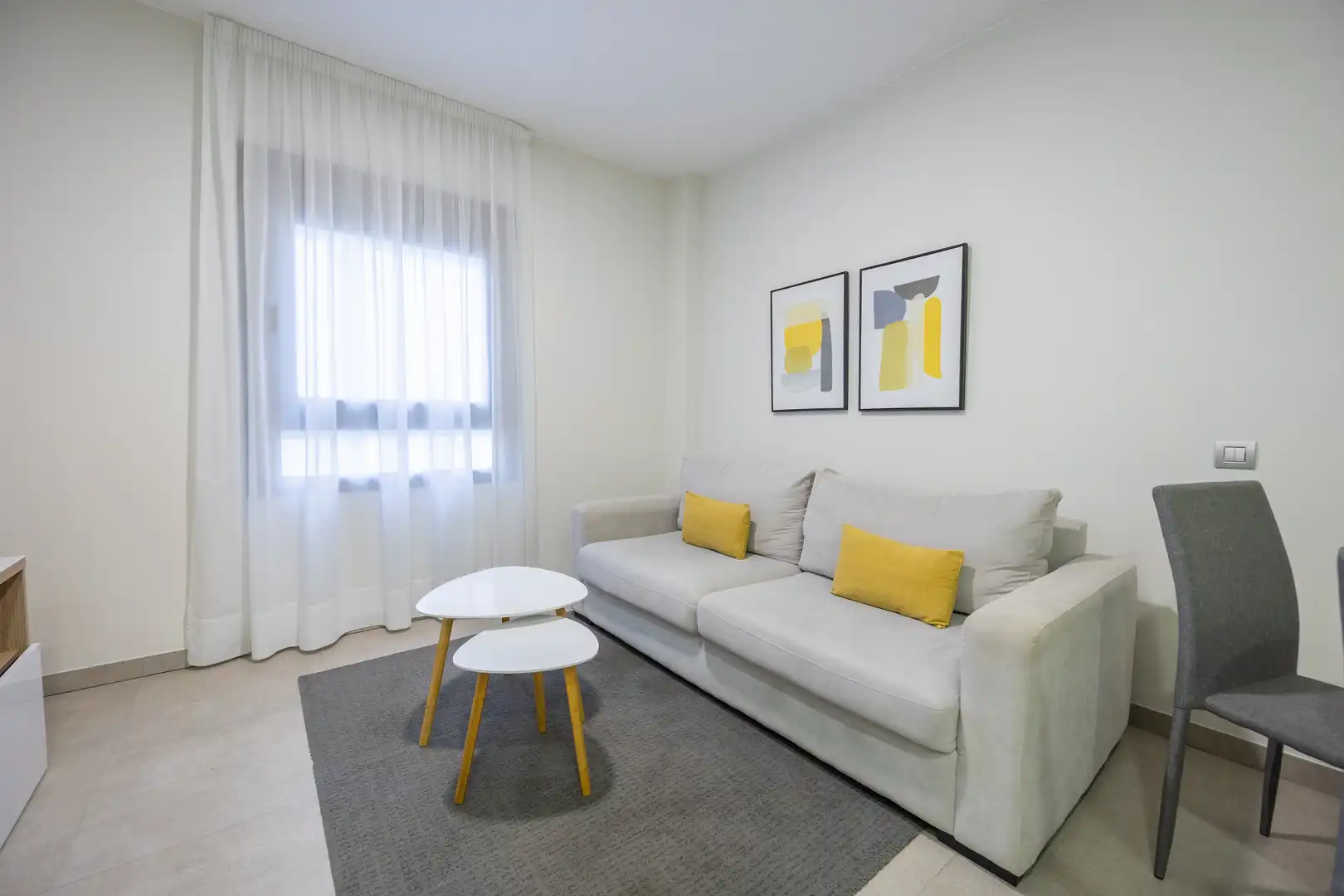 Living room of Flat for rent in Las Palmas de Gran Canaria  with Air Conditioner and Furnished