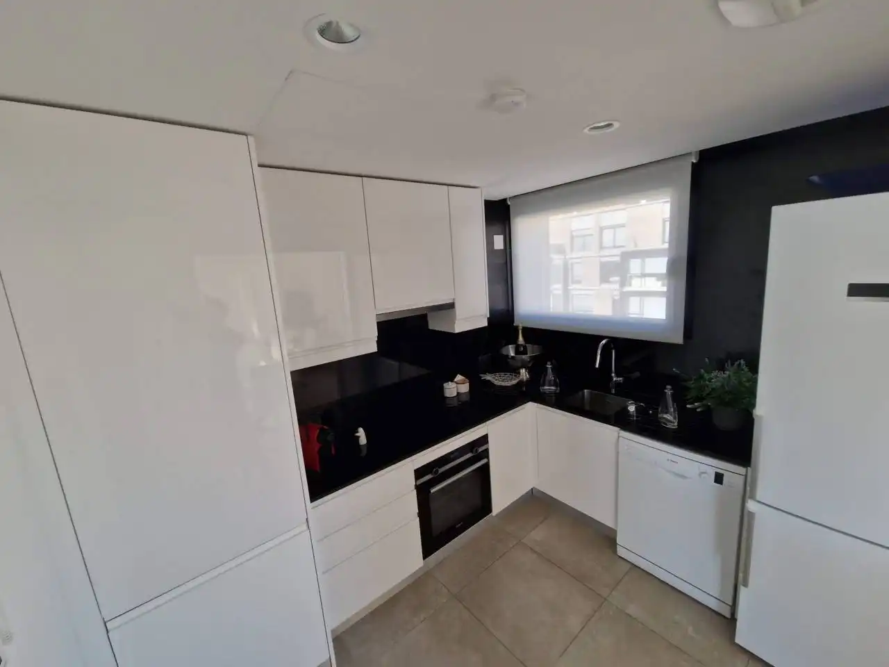 Cocina de Piso de alquiler en Madrid con Aire acondicionado, Calefacción y Parquet