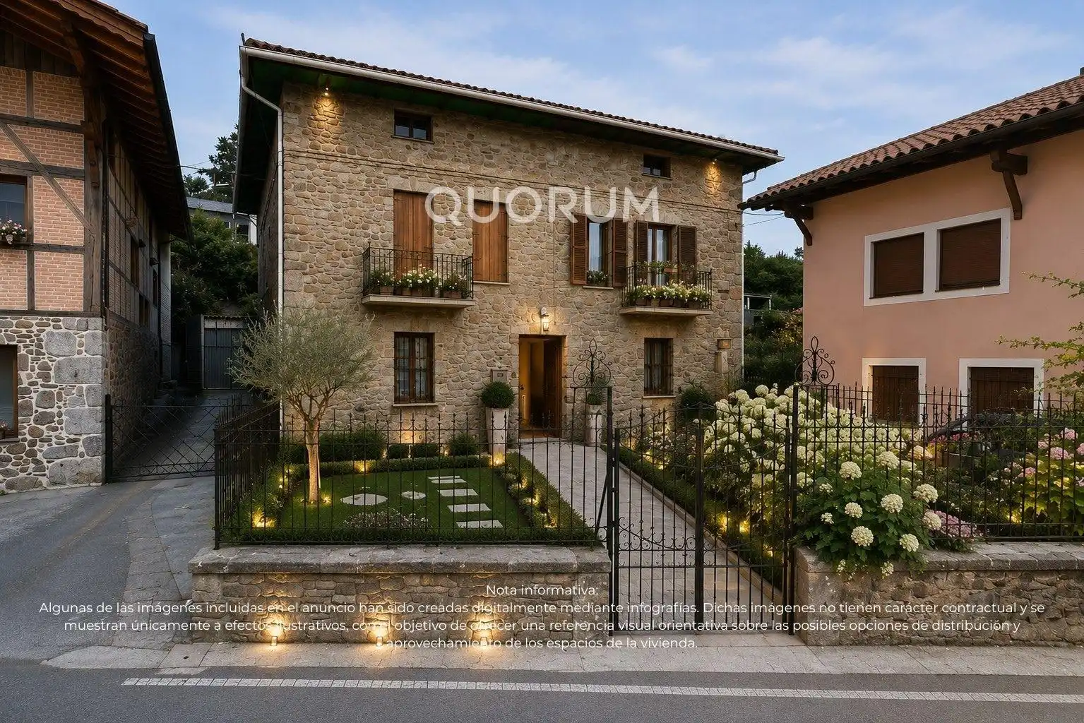 Exterior view of Detached homes for sale in Zeberio  with Private garden, Furnished and Balcony