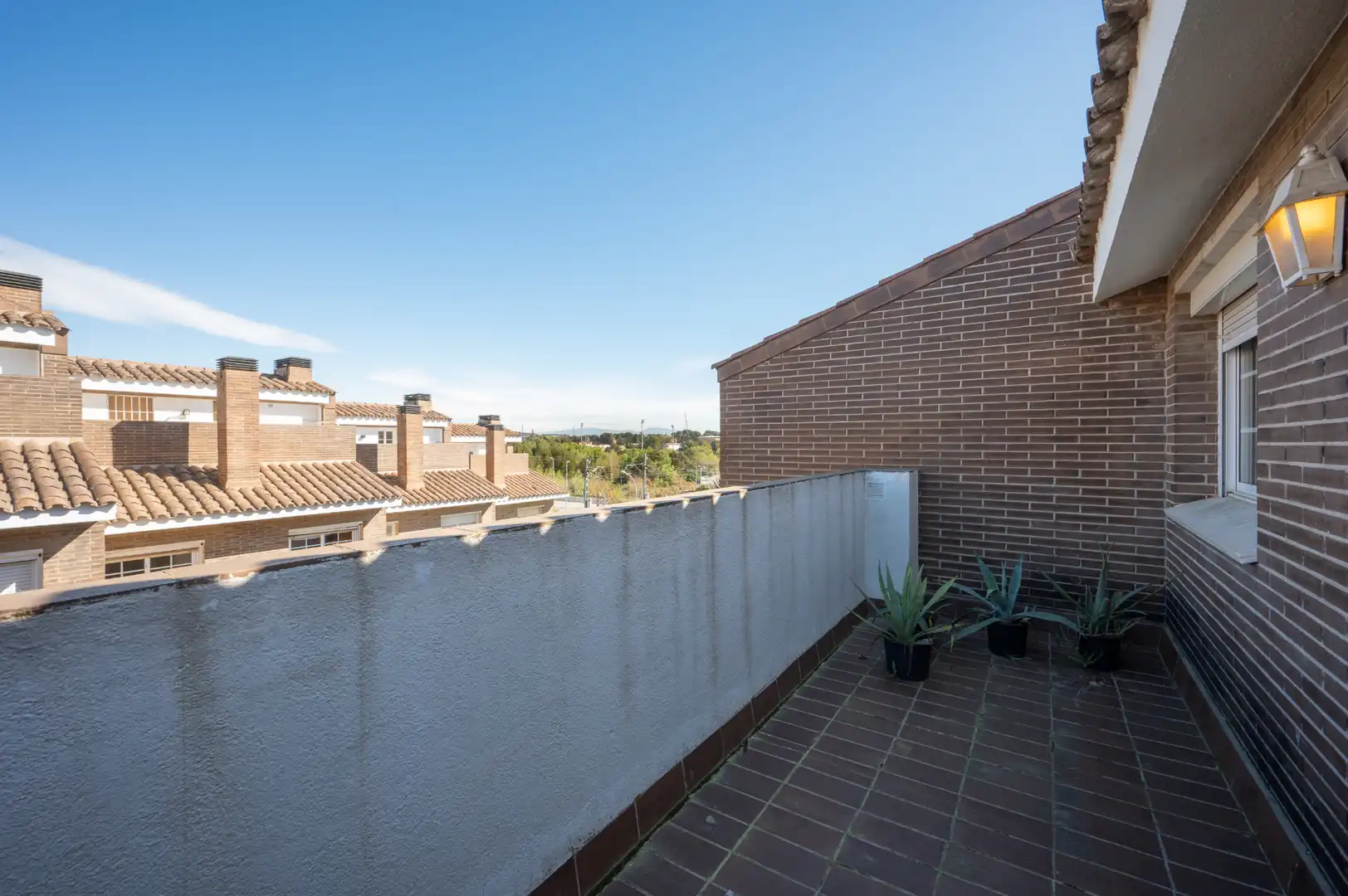 Terrassa de Casa adosada en venda en Sant Cugat del Vallès amb Aire condicionat, Calefacció i Jardí privat