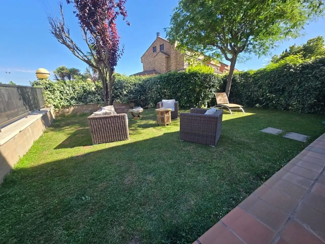 Jardín de Casa o chalet en venta en  Logroño con Calefacción, Jardín privado y Terraza