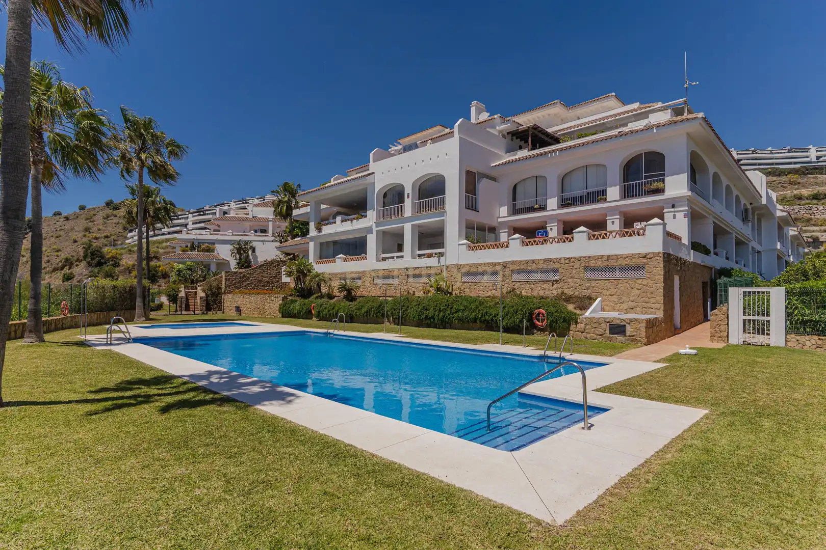 Jardín de Apartamento en venta en Rincón de la Victoria con Aire acondicionado, Trastero y Piscina