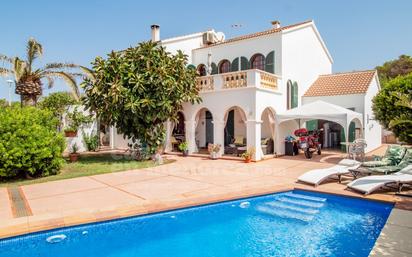 Exterior view of House or chalet for sale in Ciutadella de Menorca  with Air Conditioner, Terrace and Swimming Pool