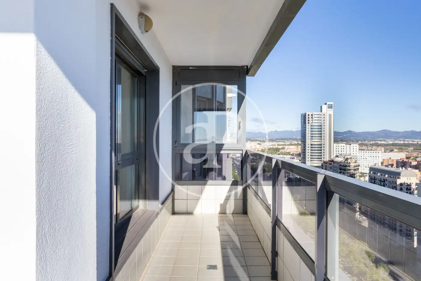 Balcony of Flat for sale in Valencia  with Air Conditioner, Heating and Private garden