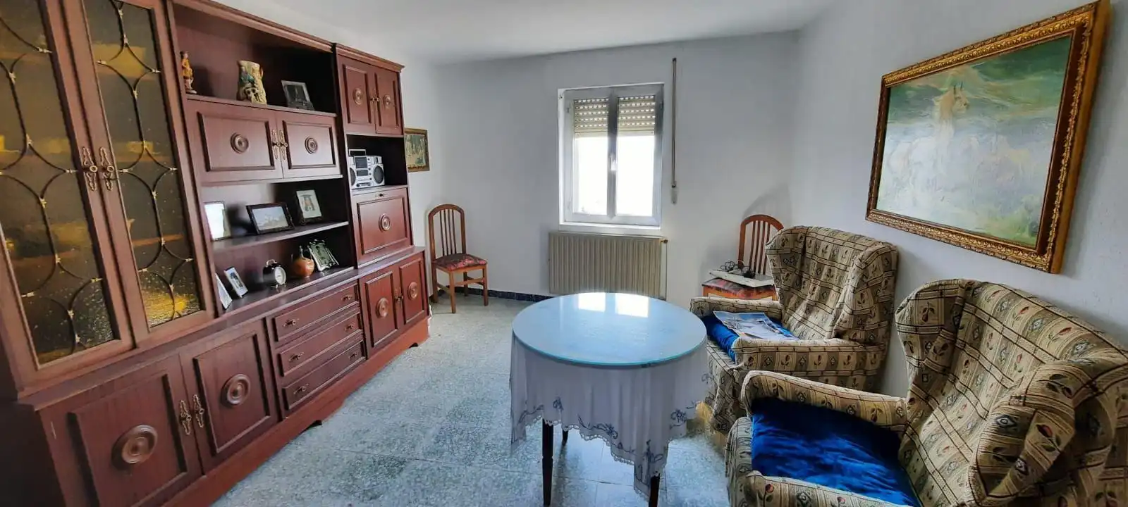 Living room of Houses for sale in El Pedroso de la Armuña   with Heating, Terrace and Storage room