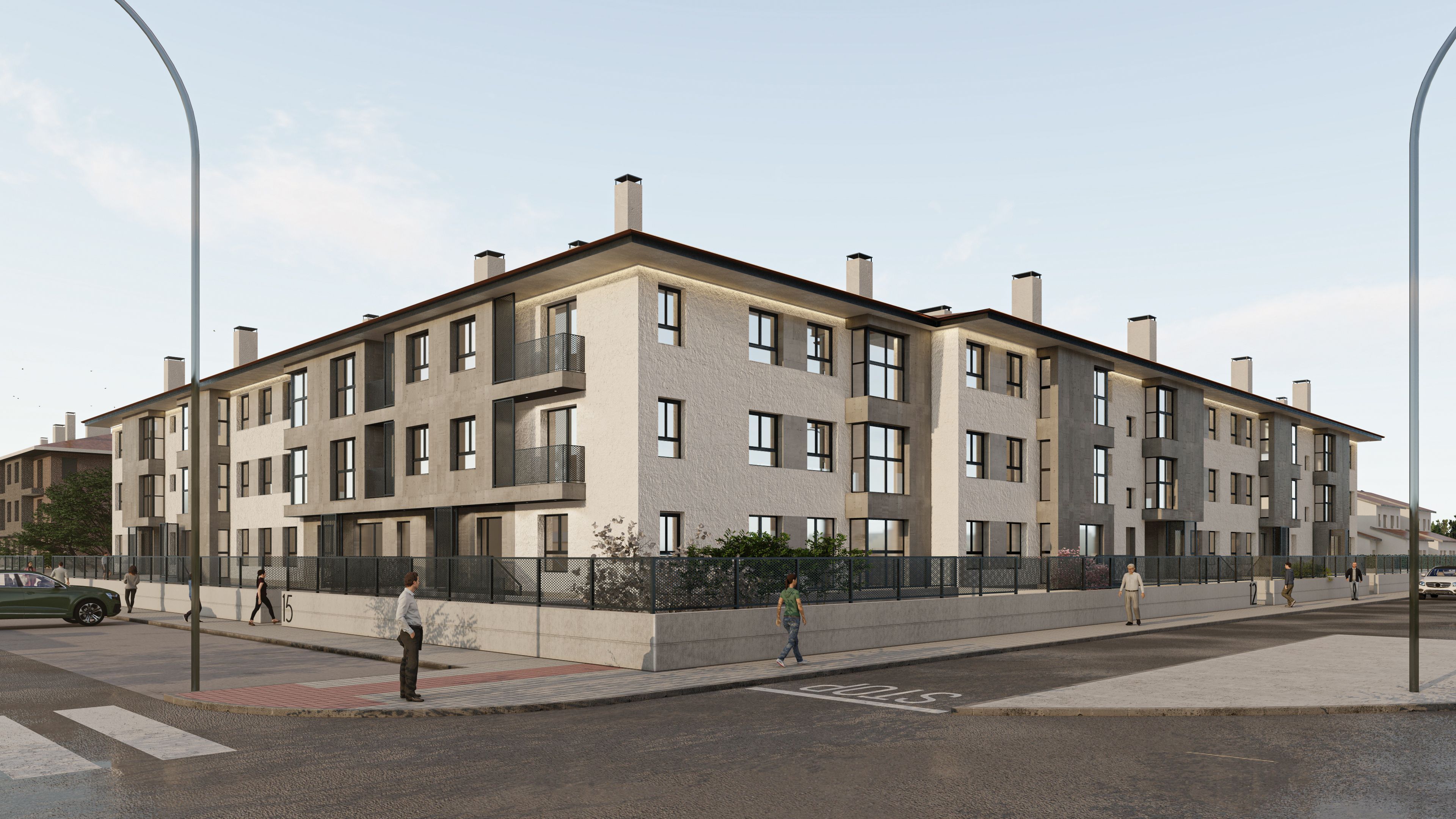 Vista exterior de Pis en venda en Villalobón amb Traster