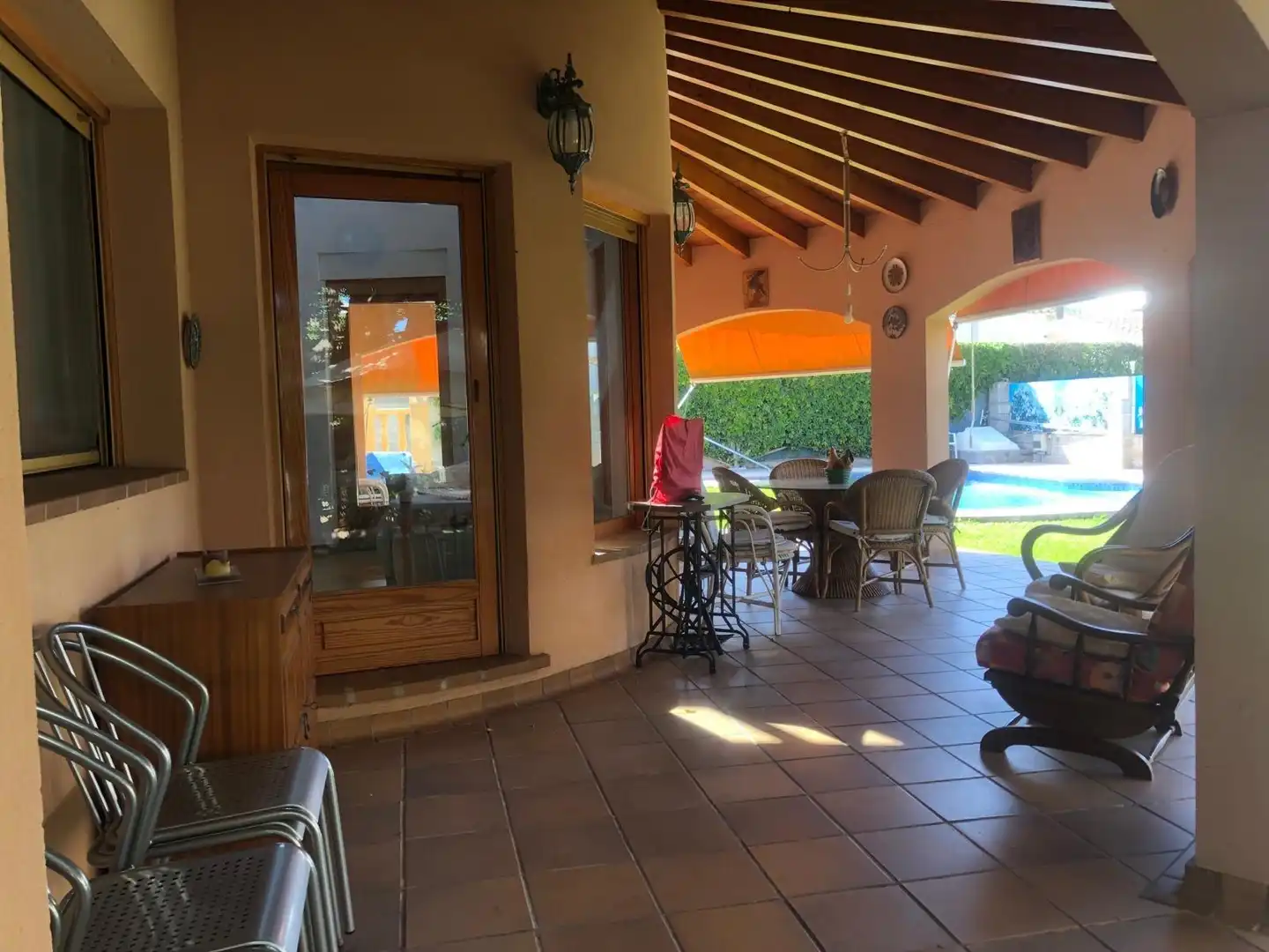 Terraza de Casa o chalet de alquiler en Dénia con Aire acondicionado, Calefacción y Jardín privado