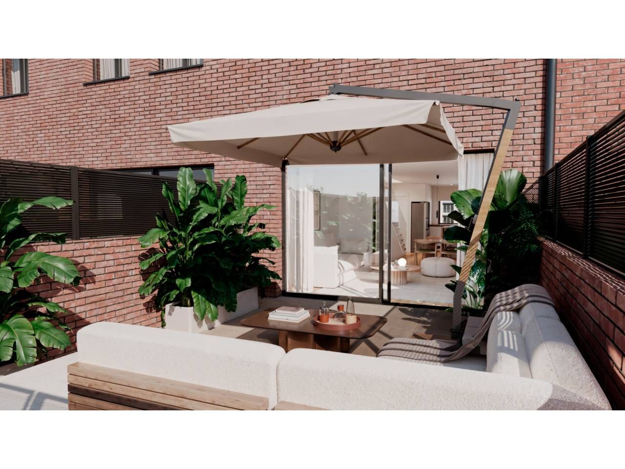 Terrace of House or chalet for sale in Sabadell  with Air Conditioner, Private garden and Parquet flooring