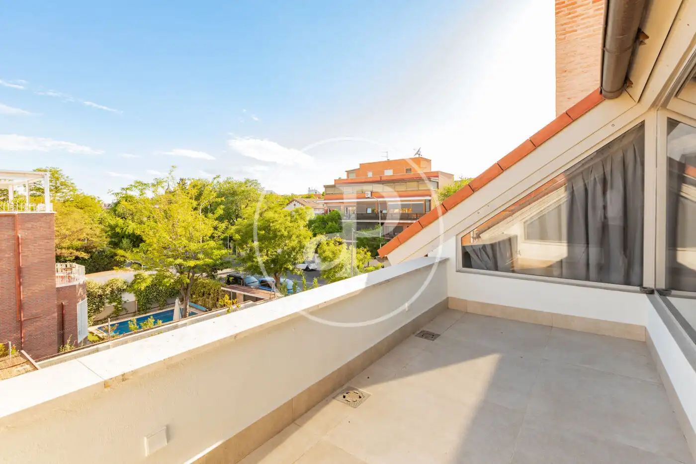 Terrace of Houses for rent in Madrid  with Air Conditioner, Heating and Private garden