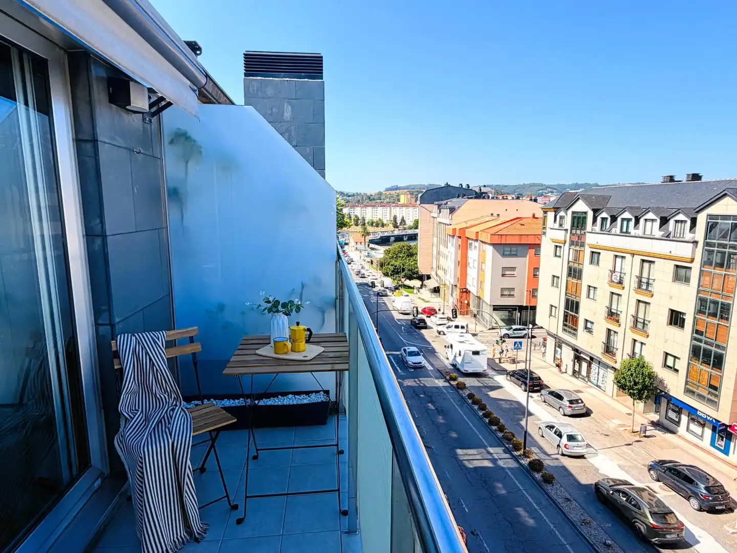 Balcony of Flat for sale in Cambre   with Heating, Terrace and Storage room