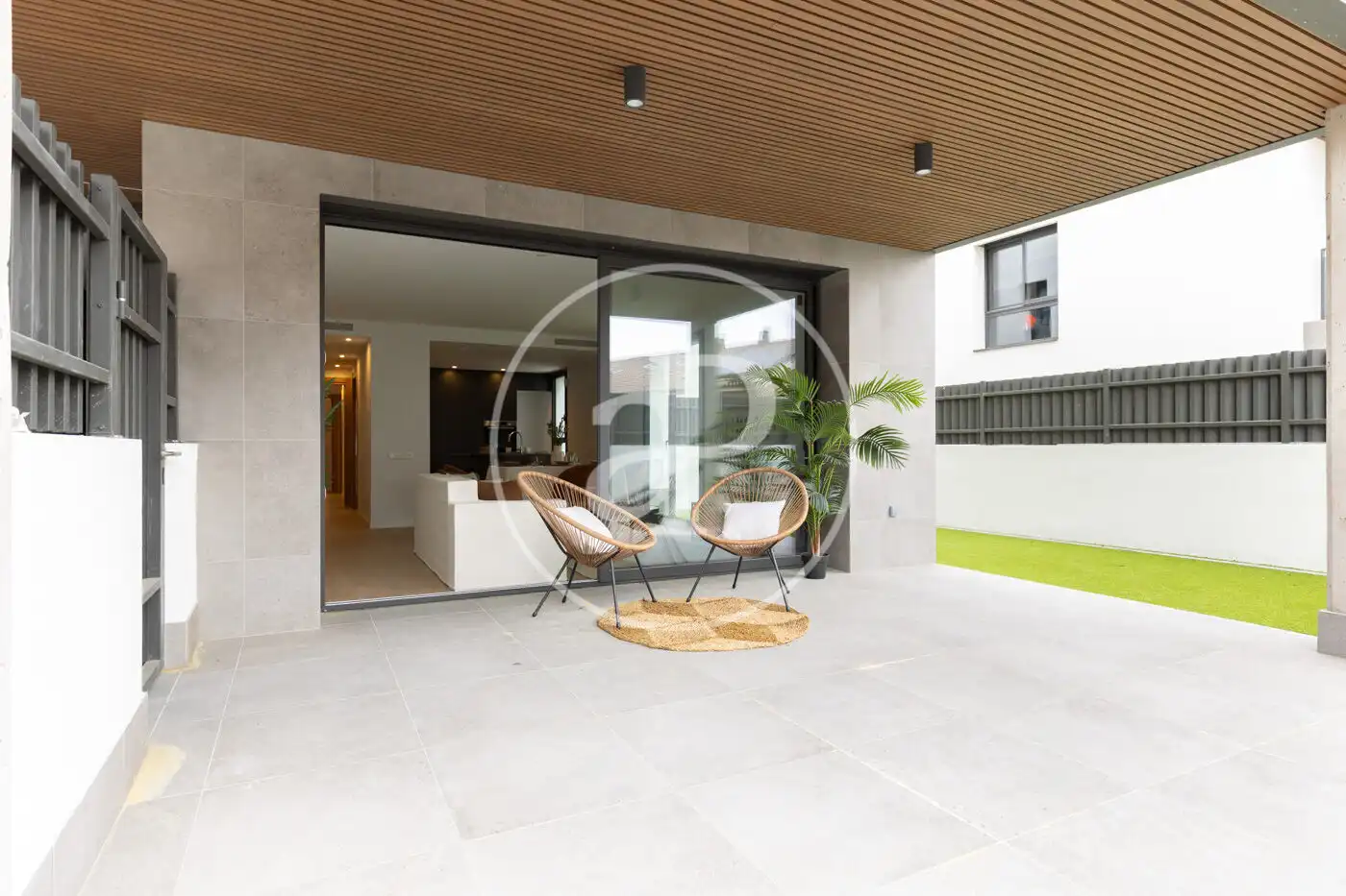 Terrace of Flat for sale in Sant Cugat del Vallès  with Air Conditioner, Heating and Private garden