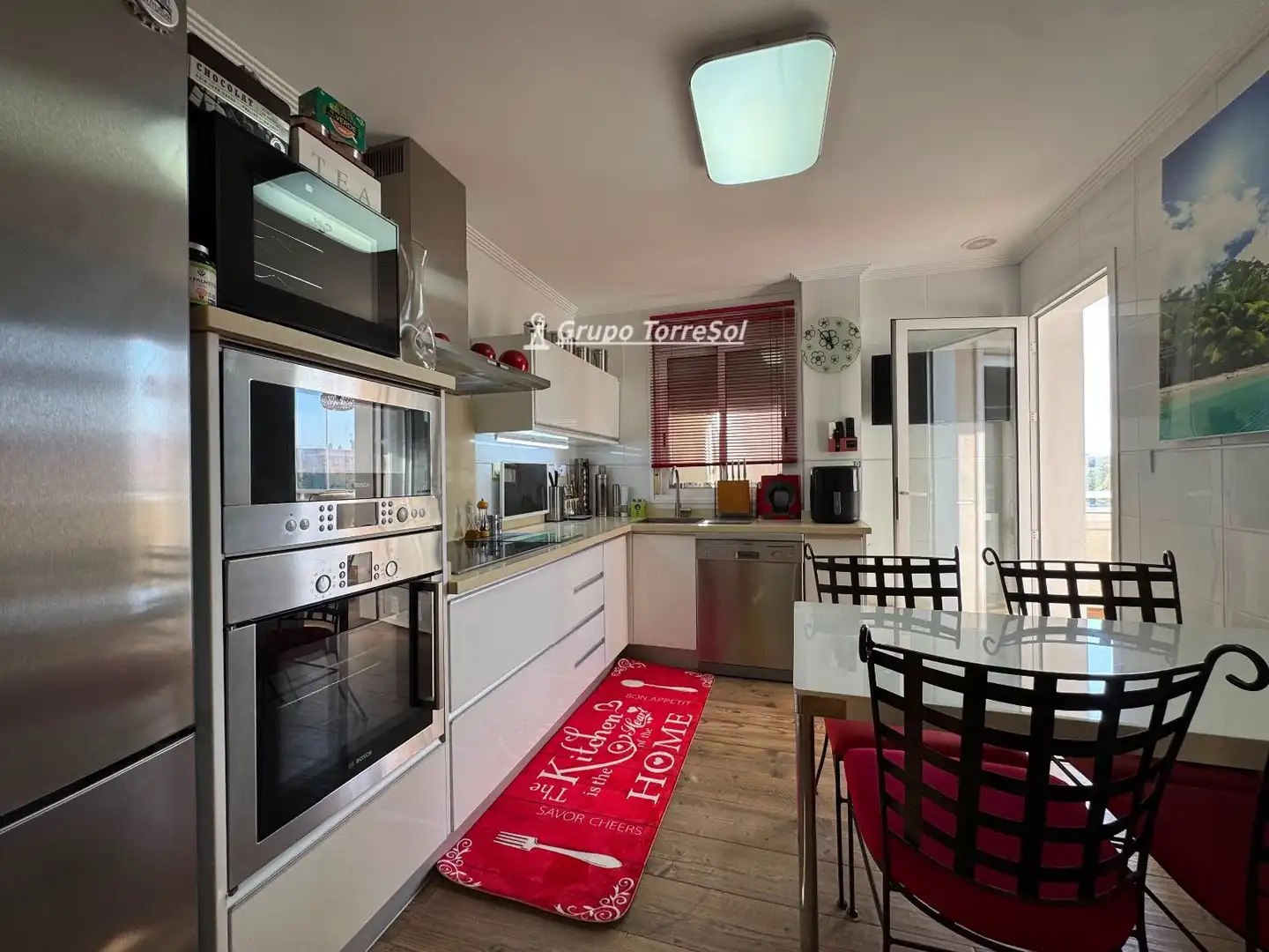 Kitchen of Flat for sale in Elche / Elx  with Air Conditioner, Heating and Terrace