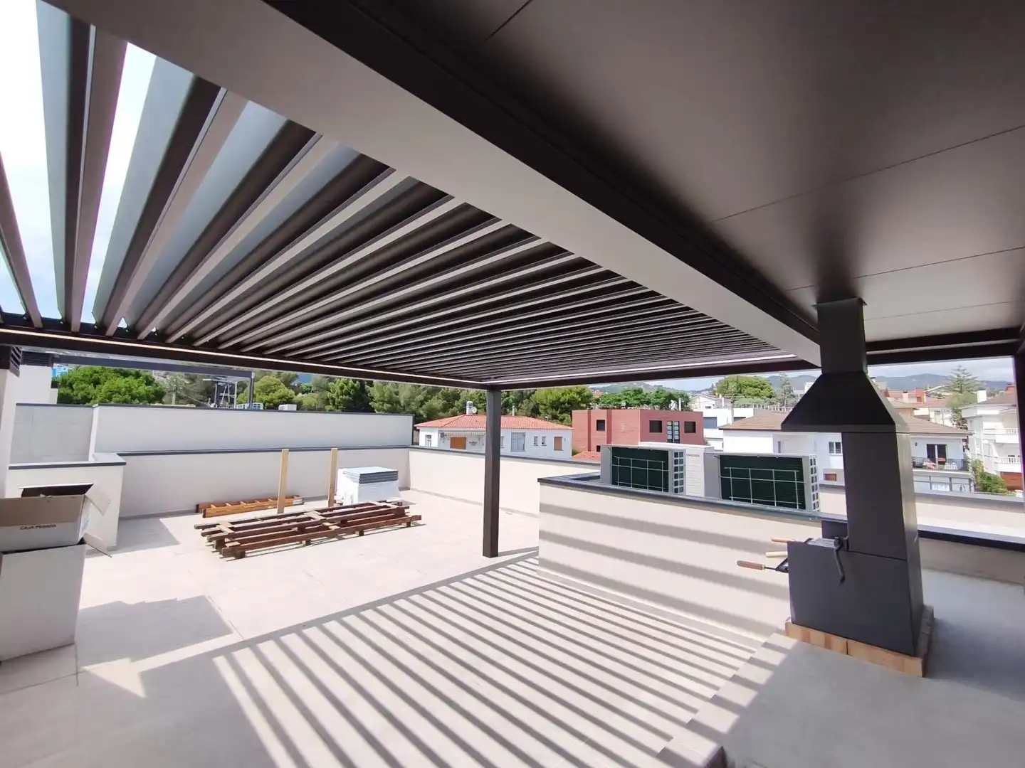 Terrasse von Dachboden zum Verkauf in Alella mit Klimaanlage, Heizung und Terrasse