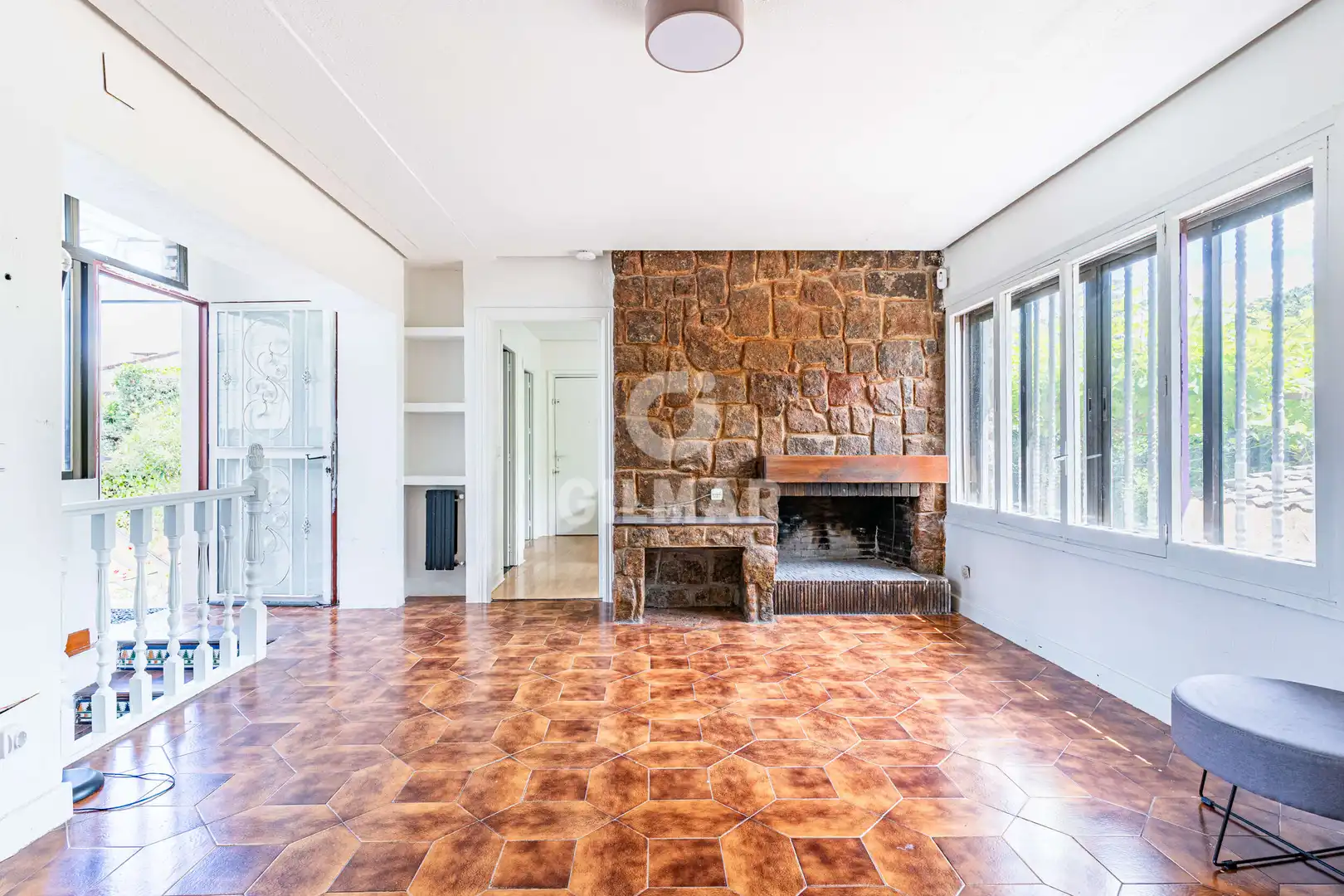 Sala de estar de Casa o chalet en venta en Boadilla del Monte con Calefacción, Jardín privado y Piscina
