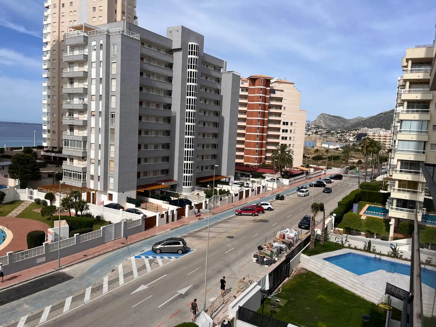 Vista exterior de Apartamento en venta en Calpe / Calp con Aire acondicionado, Calefacción y Terraza