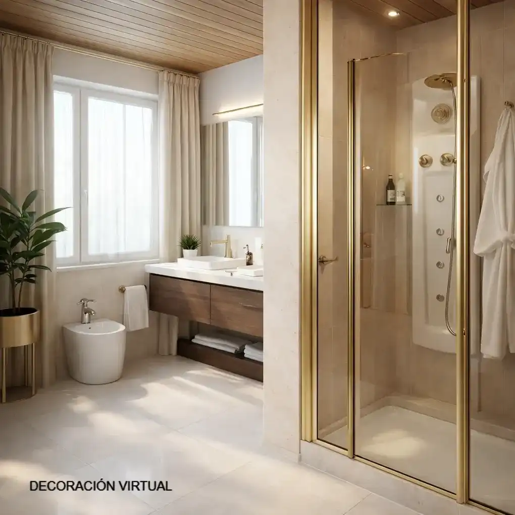 Baño de Casa o chalet en venta en Vitoria - Gasteiz con Calefacción, Jardín privado y Trastero