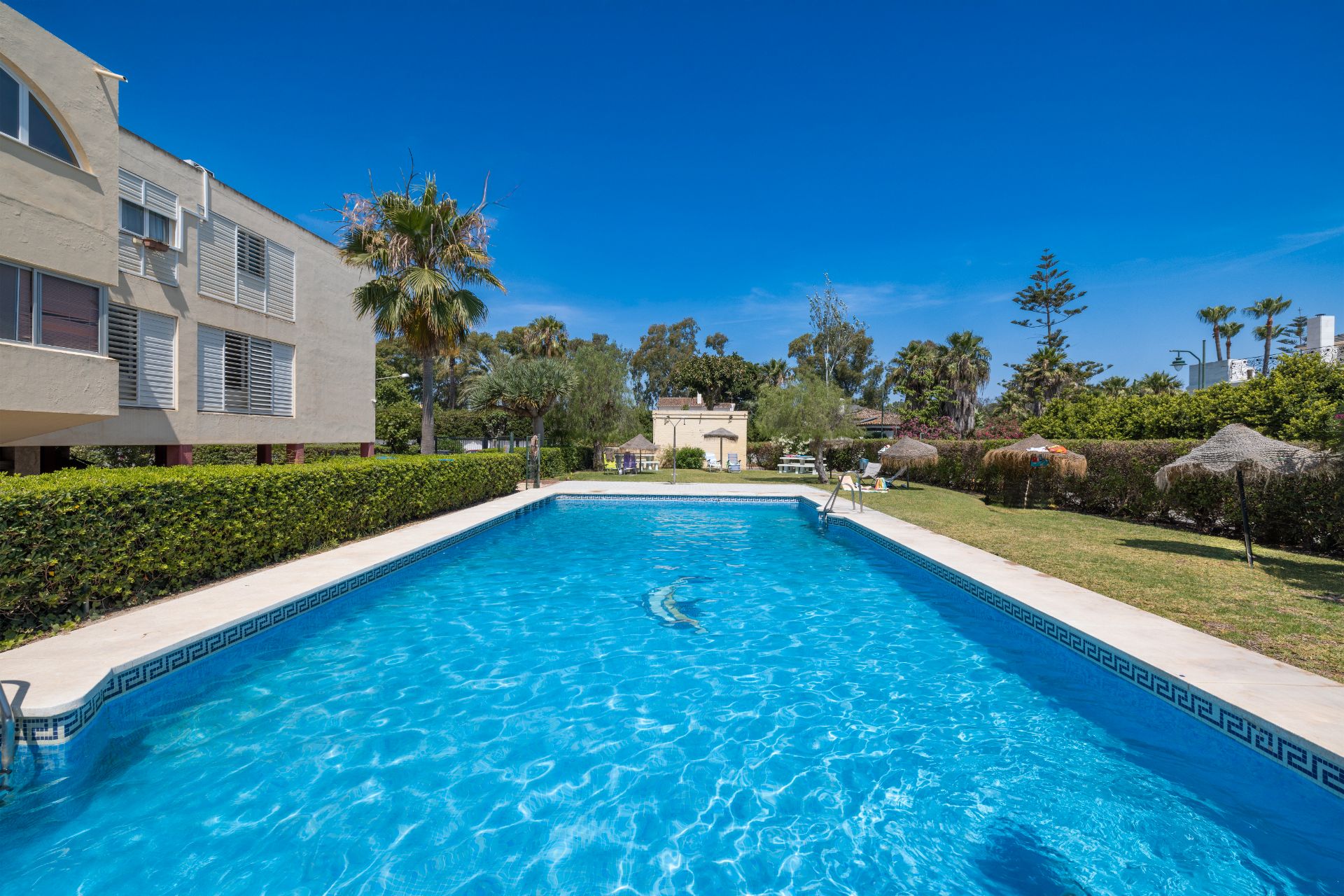 Swimming pool of Flat for sale in Málaga Capital  with Air Conditioner, Heating and Terrace