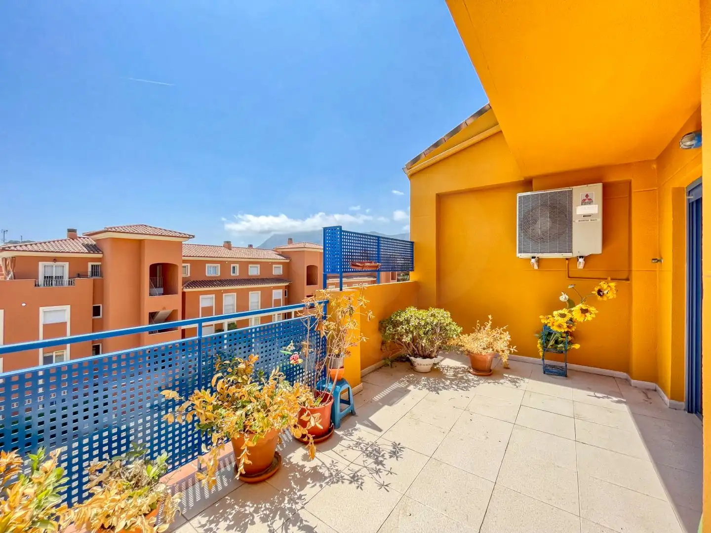 Terrasse von Dachboden zum Verkauf in Dénia mit Klimaanlage, Heizung und Terrasse