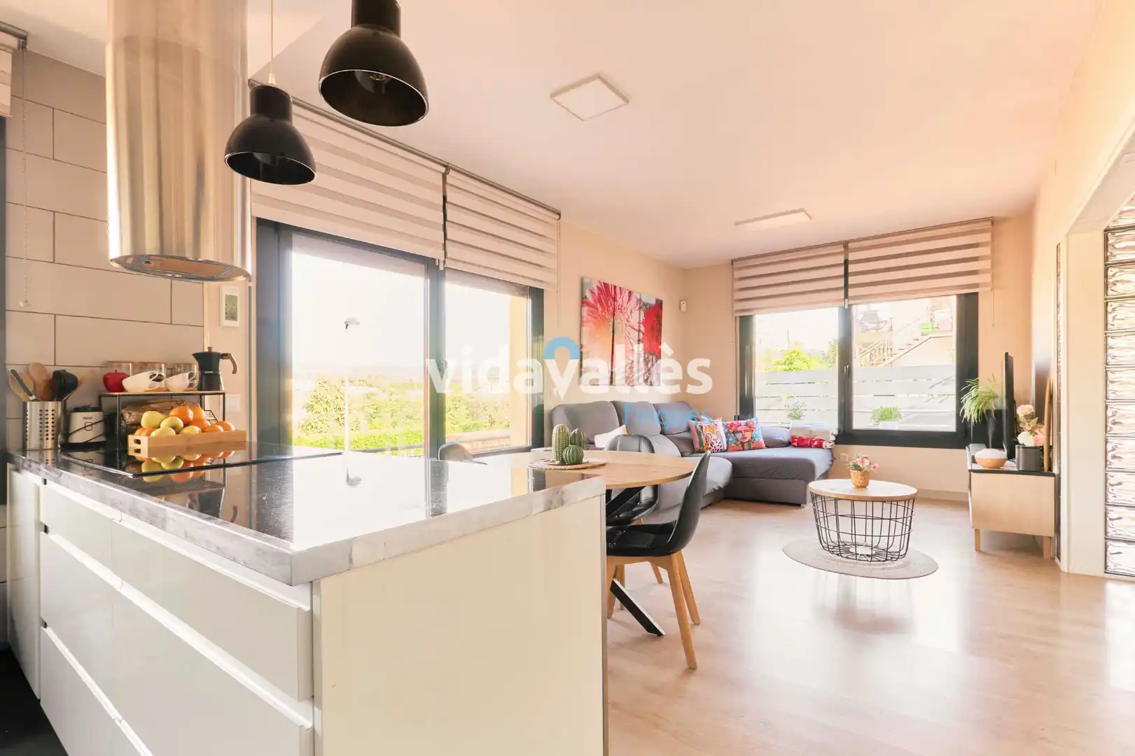 Cocina de Casa o chalet en venta en Llinars del Vallès con Aire acondicionado, Calefacción y Jardín privado