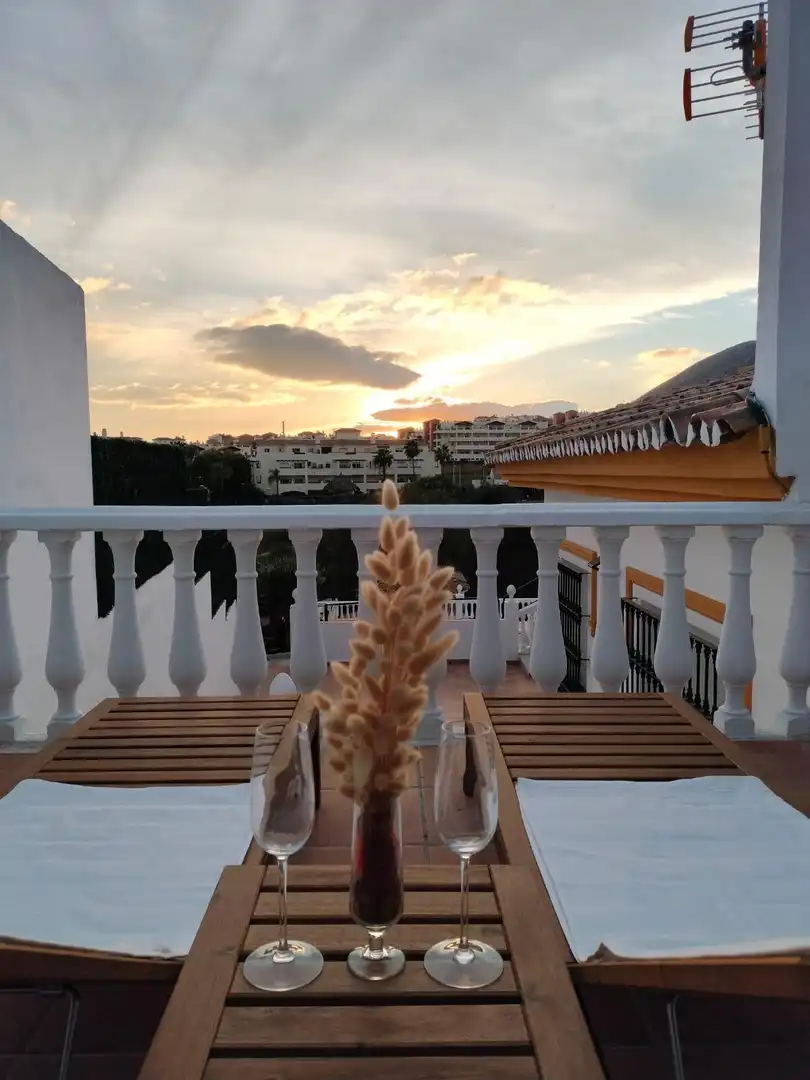 Vista exterior de Casa o chalet en venta en Benalmádena con Aire acondicionado, Calefacción y Jardín privado