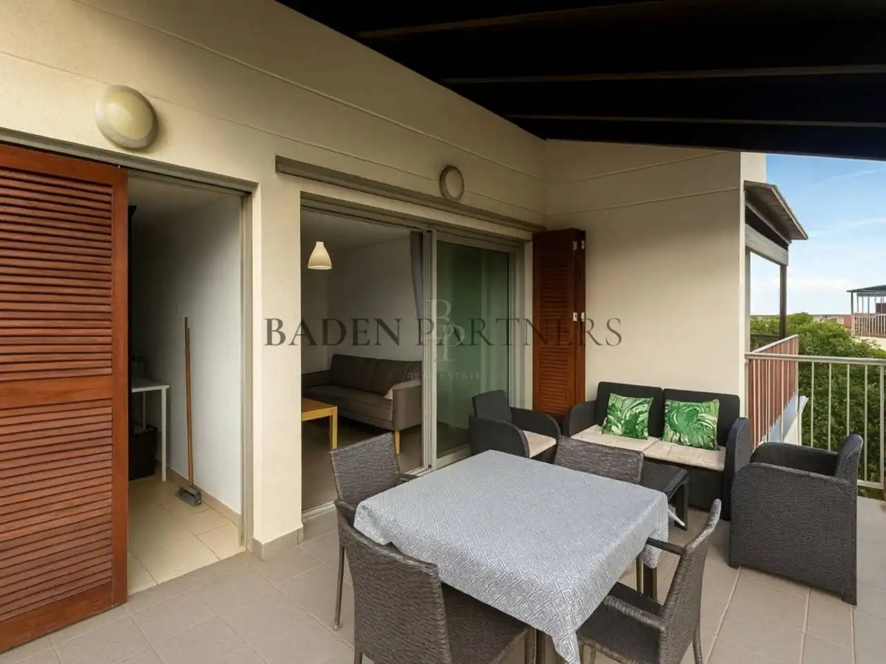Terrasse von Wohnung zur Miete in San Jorge / Sant Jordi mit Klimaanlage, Terrasse und Alarm