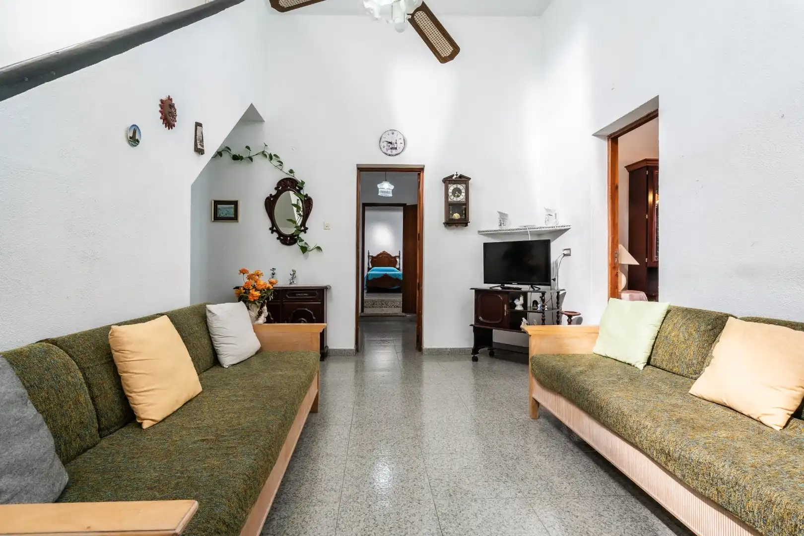 Sala de estar de Casa adosada en venta en Guía de Isora con Jardín privado y Terraza