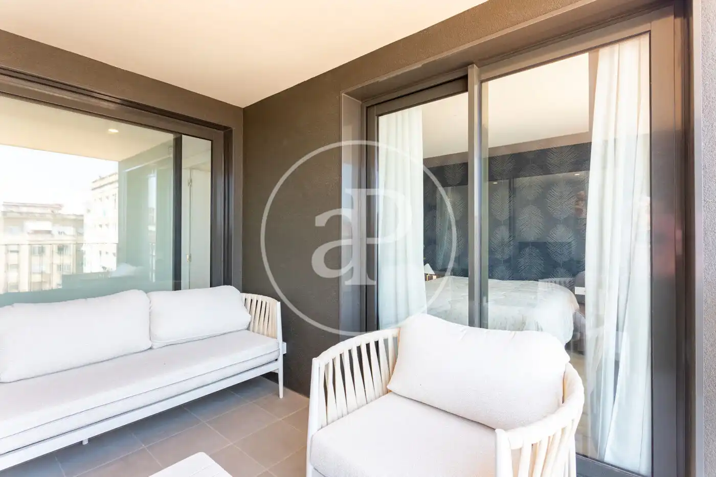 Terraza de Ático de alquiler en Barcelona con Aire acondicionado, Calefacción y Terraza
