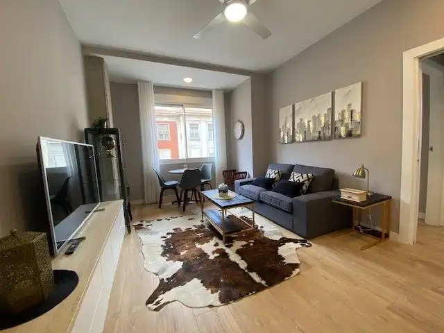 Sala de estar de Apartamento de alquiler en Murcia con Aire acondicionado, Calefacción y Amueblado