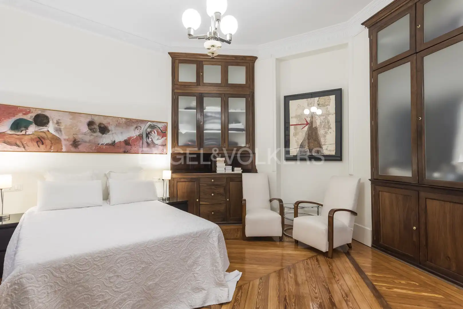 Bedroom of Flat for sale in Madrid  with Air Conditioner, Heating and Storage room
