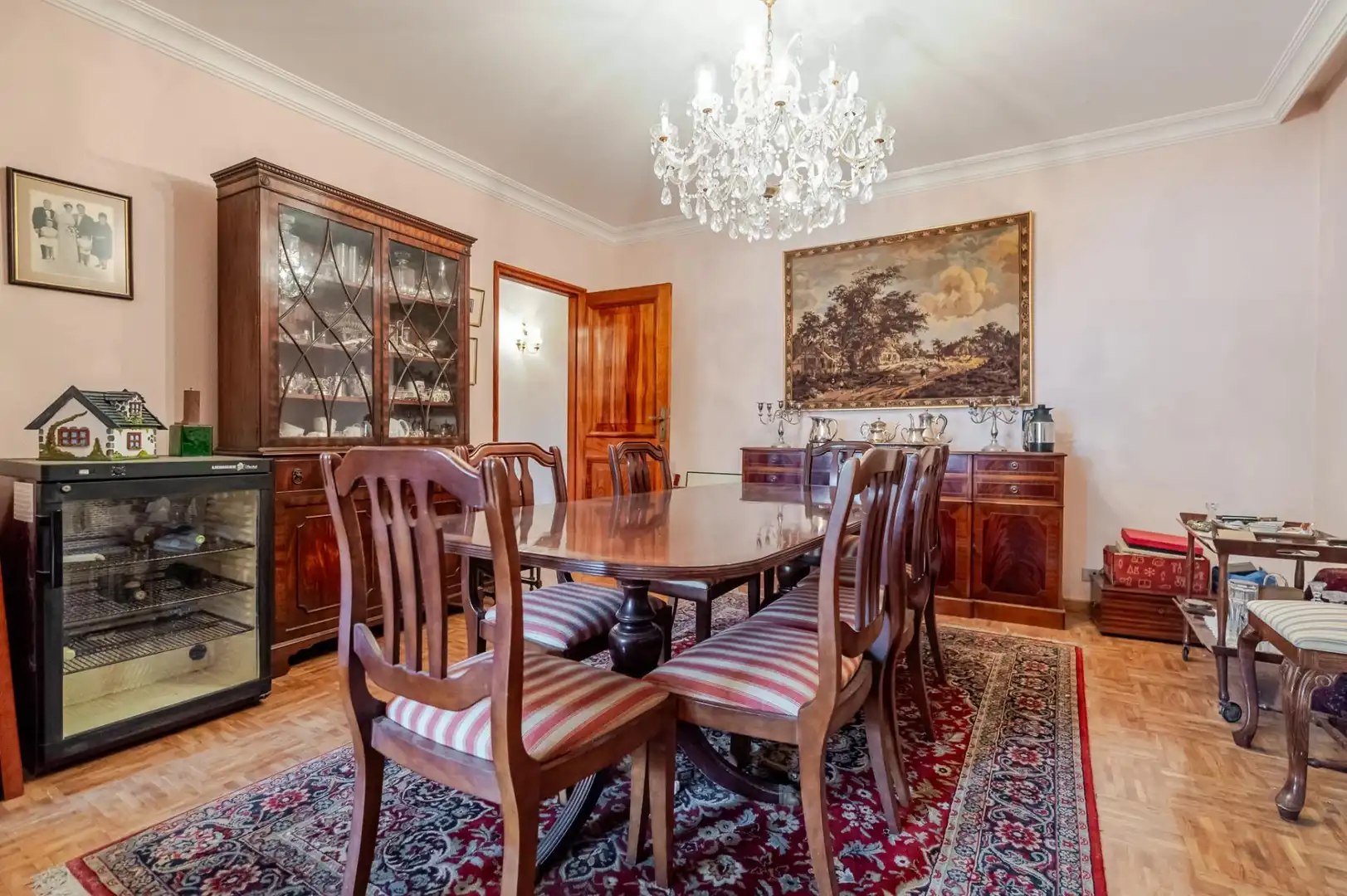 Menjador de Casa adosada en venda en Las Palmas de Gran Canaria amb Jardí privat, Parquet i Terrassa