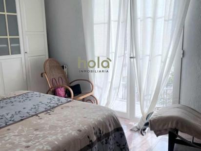 Bedroom of Flat for sale in  Valencia Capital  with Air Conditioner and Balcony