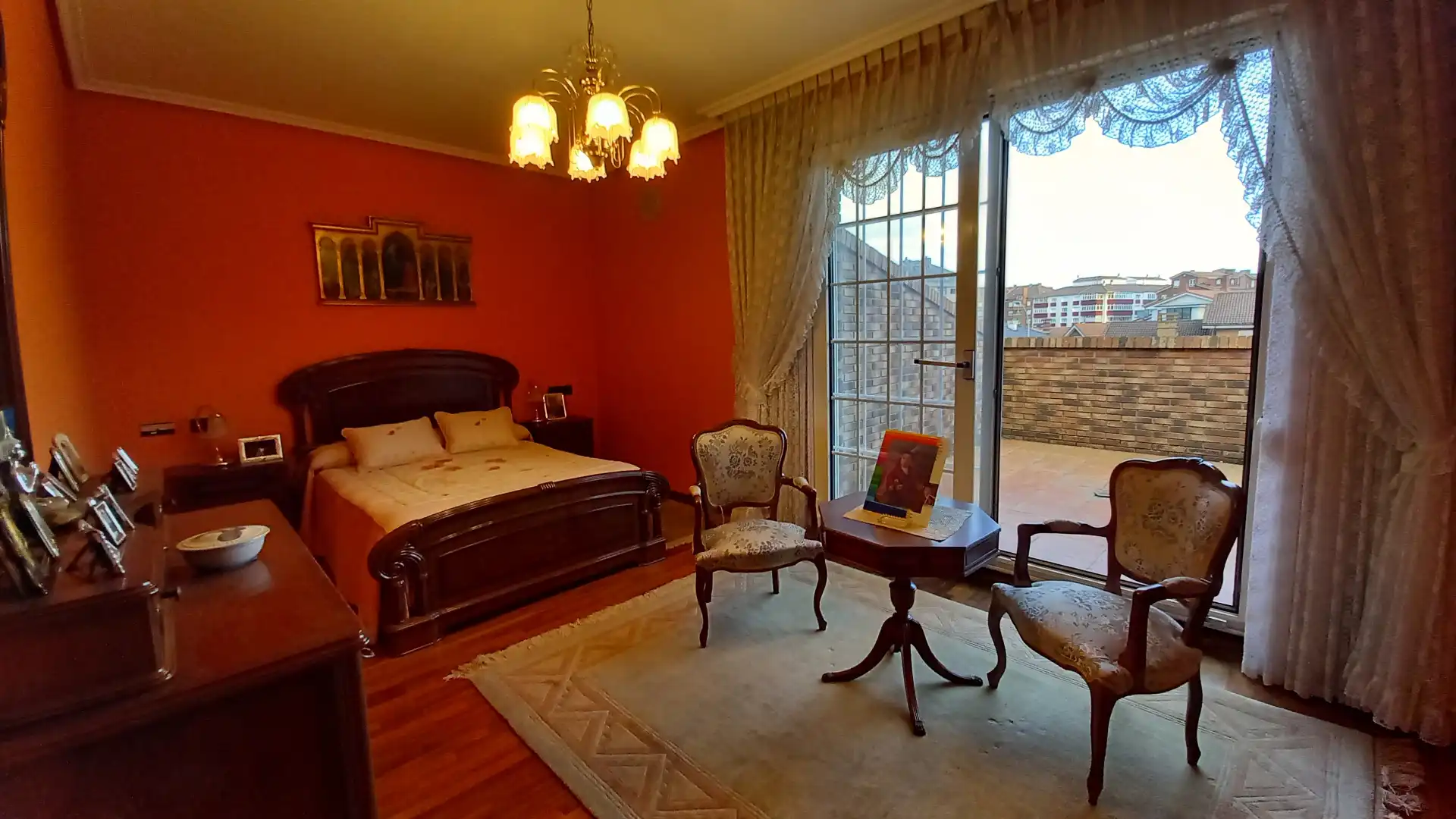 Bedroom of Houses for sale in Castrillón  with Heating, Private garden and Parquet flooring