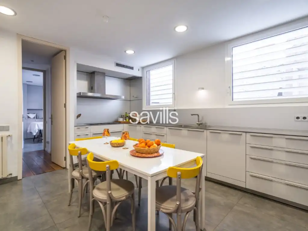 Küche von Haus oder Chalet zur Miete in Esplugues de Llobregat mit Privatgarten, Terrasse und Schwimmbad