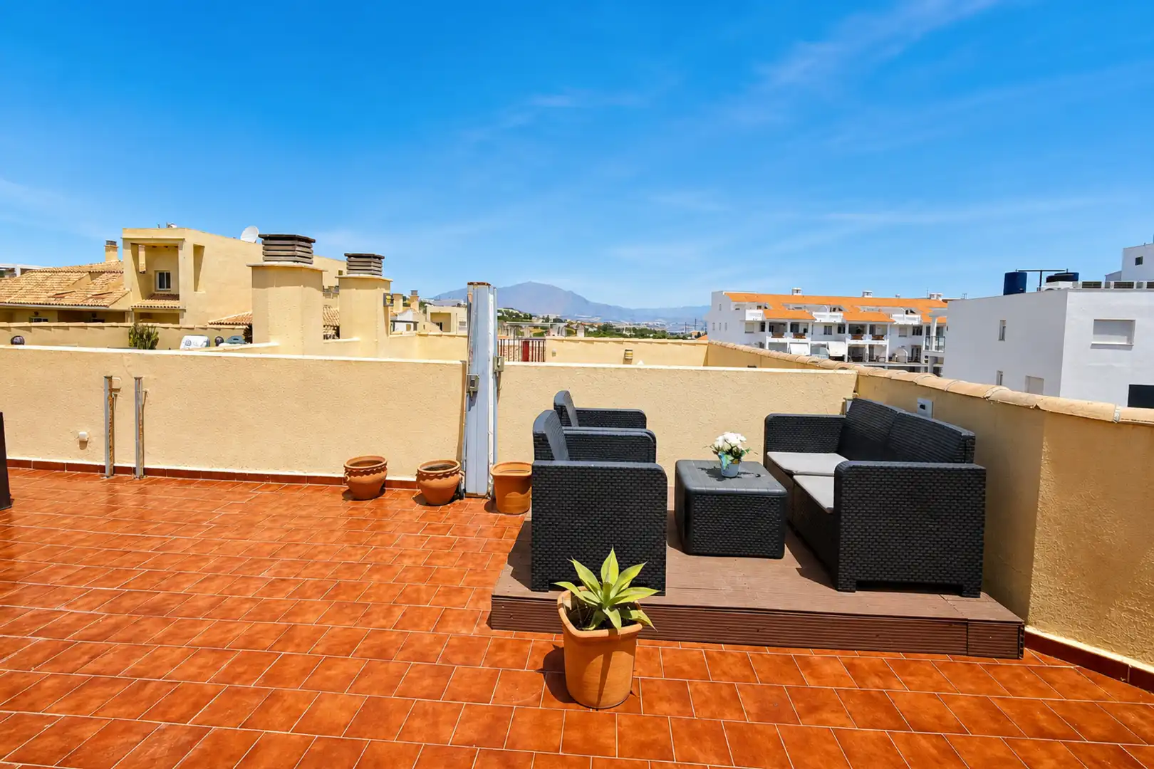 Terrace of Attic for sale in Manilva  with Air Conditioner, Terrace and Swimming Pool