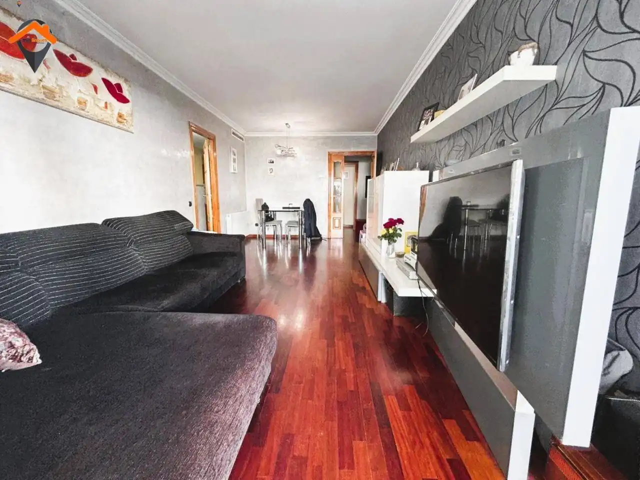Sala de estar de Piso en venta en Sabadell con Aire acondicionado, Calefacción y Parquet
