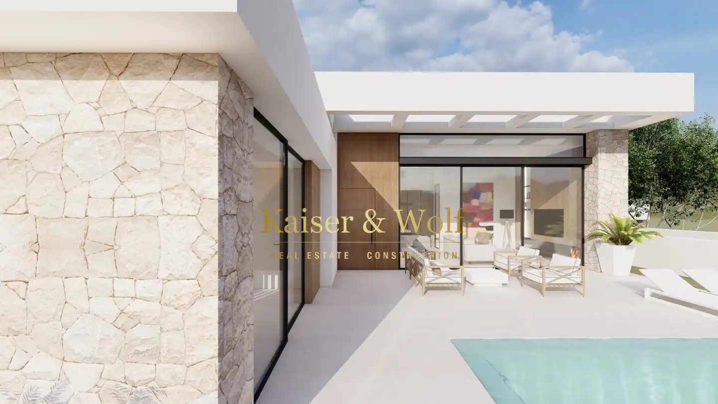 Terraza de Casa o chalet en venta en Rojales con Jardín privado, Terraza y Piscina