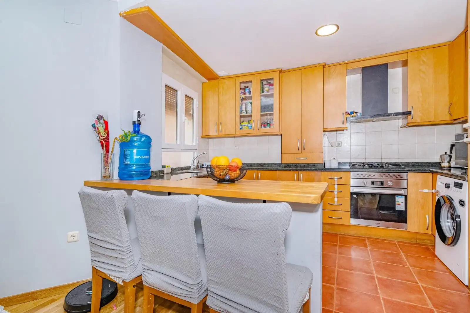 Kitchen of Flat for sale in Atarfe  with Heating, Private garden and Terrace