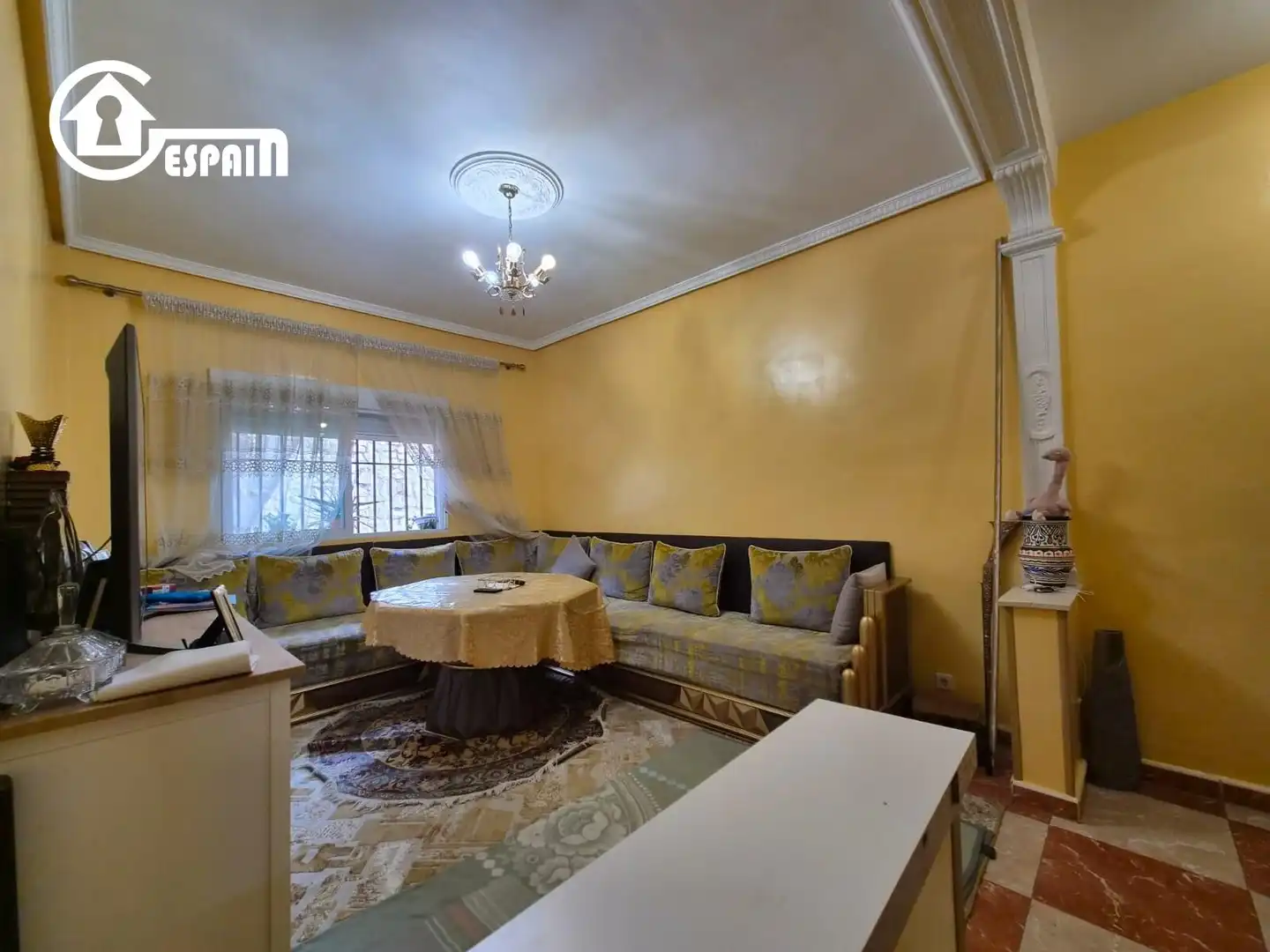 Sala de estar de Piso en venta en Griñón con Amueblado