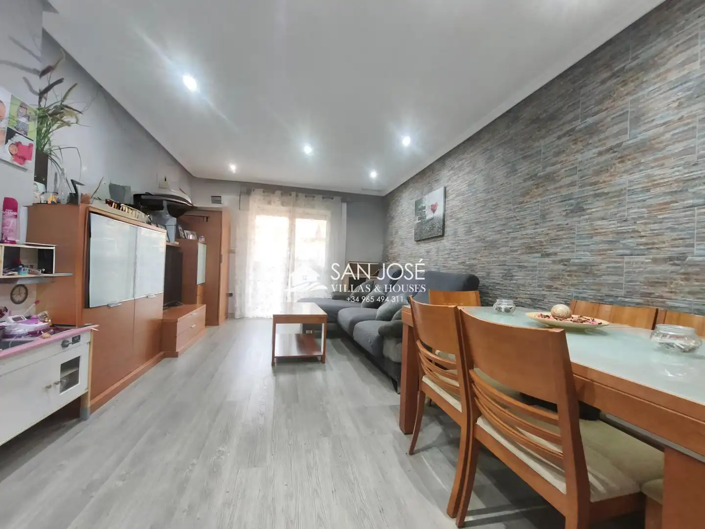 Sala de estar de Piso en venta en Aspe con Aire acondicionado, Jardín privado y Balcón