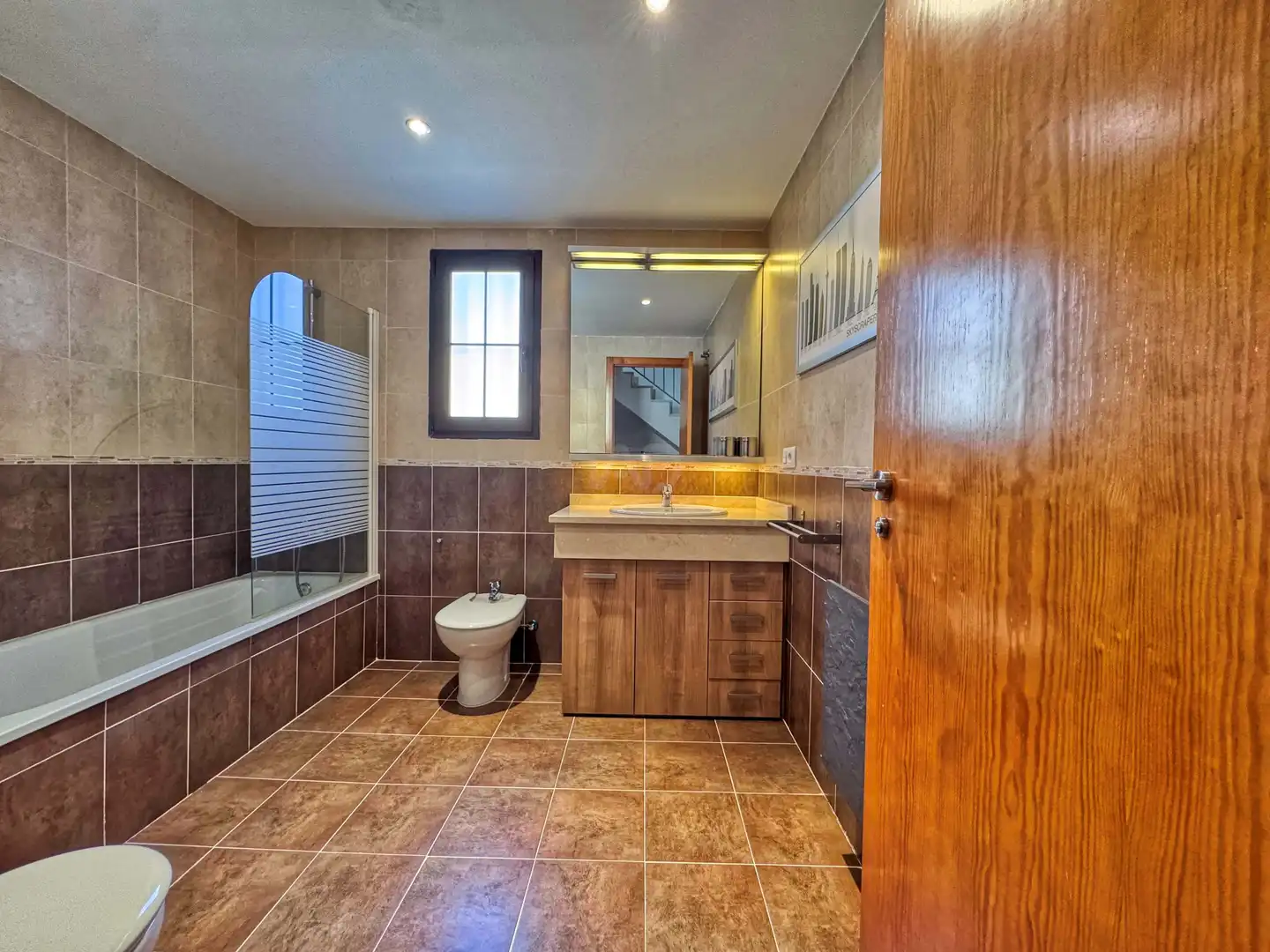 Baño de Dúplex en venta en Alcalá de la Selva con Calefacción y Terraza