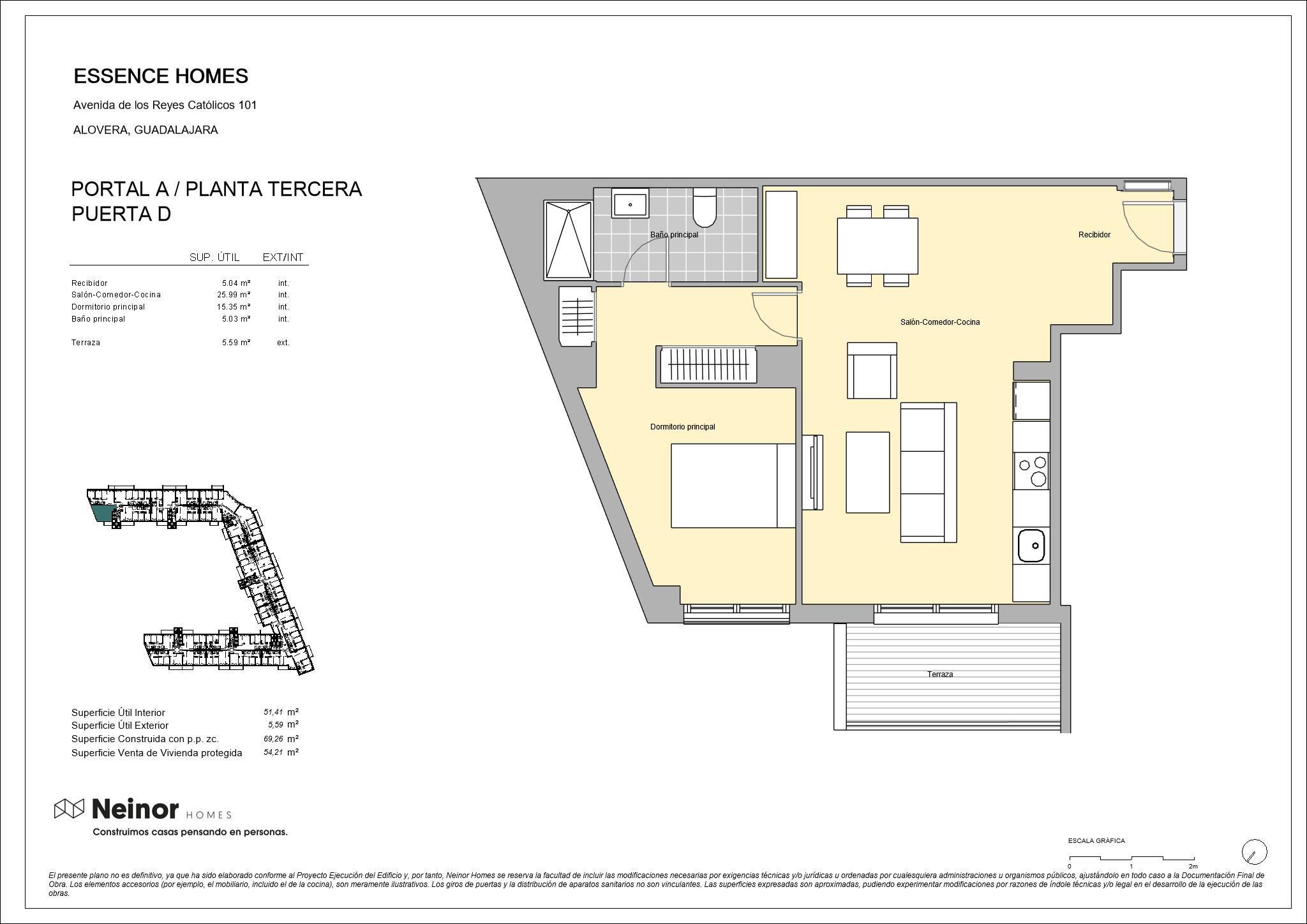 Piso en venta en   Avenida Camino las Fuentes, Alovera