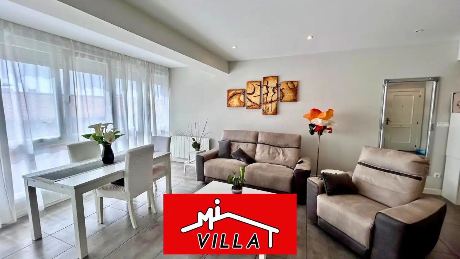 Living room of Flat for sale in Laredo  with Heating and Terrace