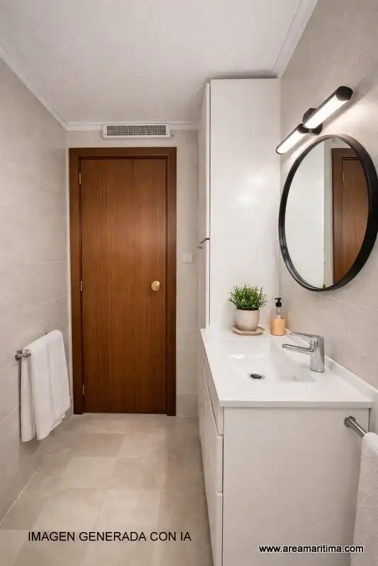 Baño de Apartamento en venta en Valencia con Amueblado, Horno y Lavadora