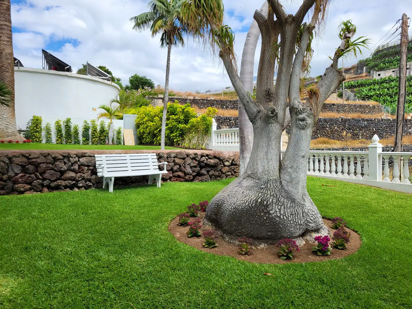 Jardín de Apartamento en venta en Puerto de la Cruz con Piscina, Amueblado y Balcón