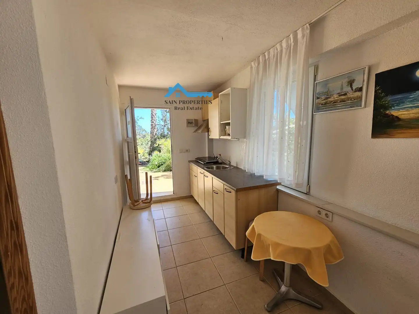 Cocina de Finca rústica en venta en La Nucia con Jardín privado, Terraza y Trastero